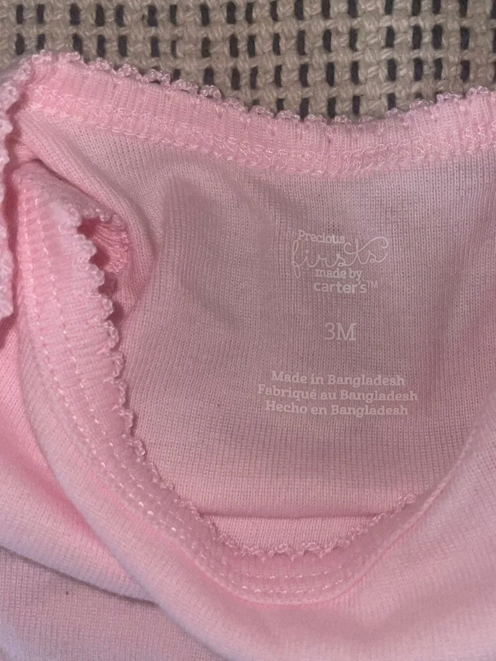 Carter's Baby Onsie Size 3M